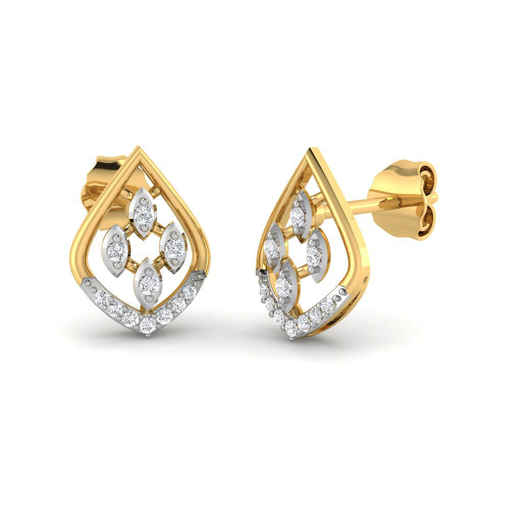 Enchanting Lure 9K Diamond Studs