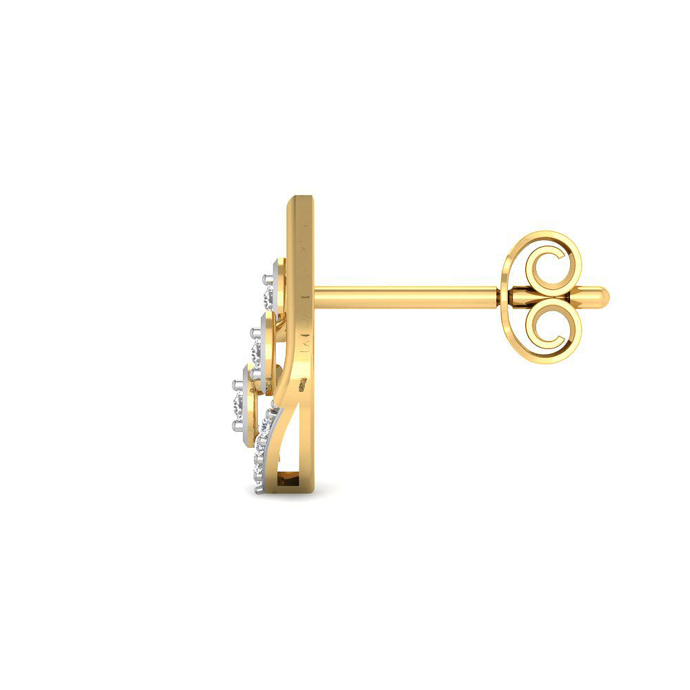 Enchanting Lure 9K Diamond Studs