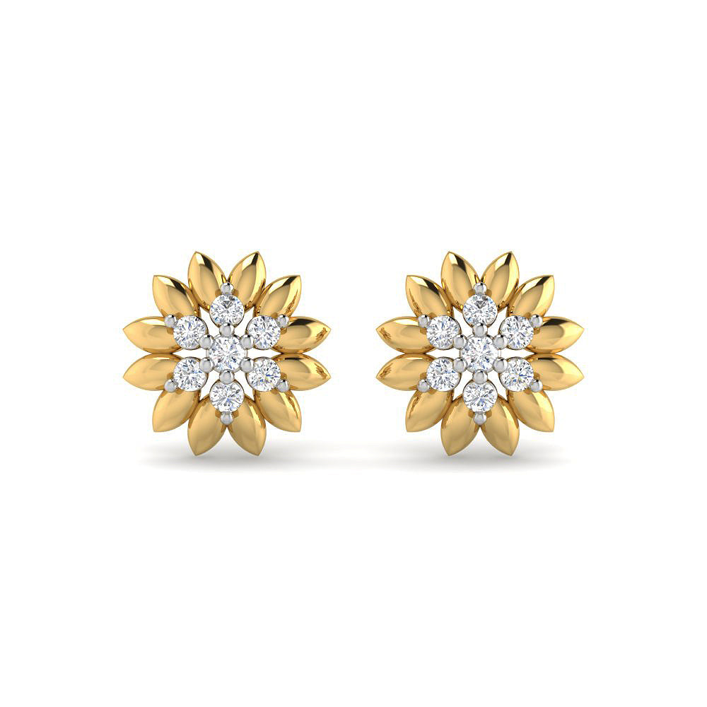 Sunbeam Lustre 9K Diamond Studs
