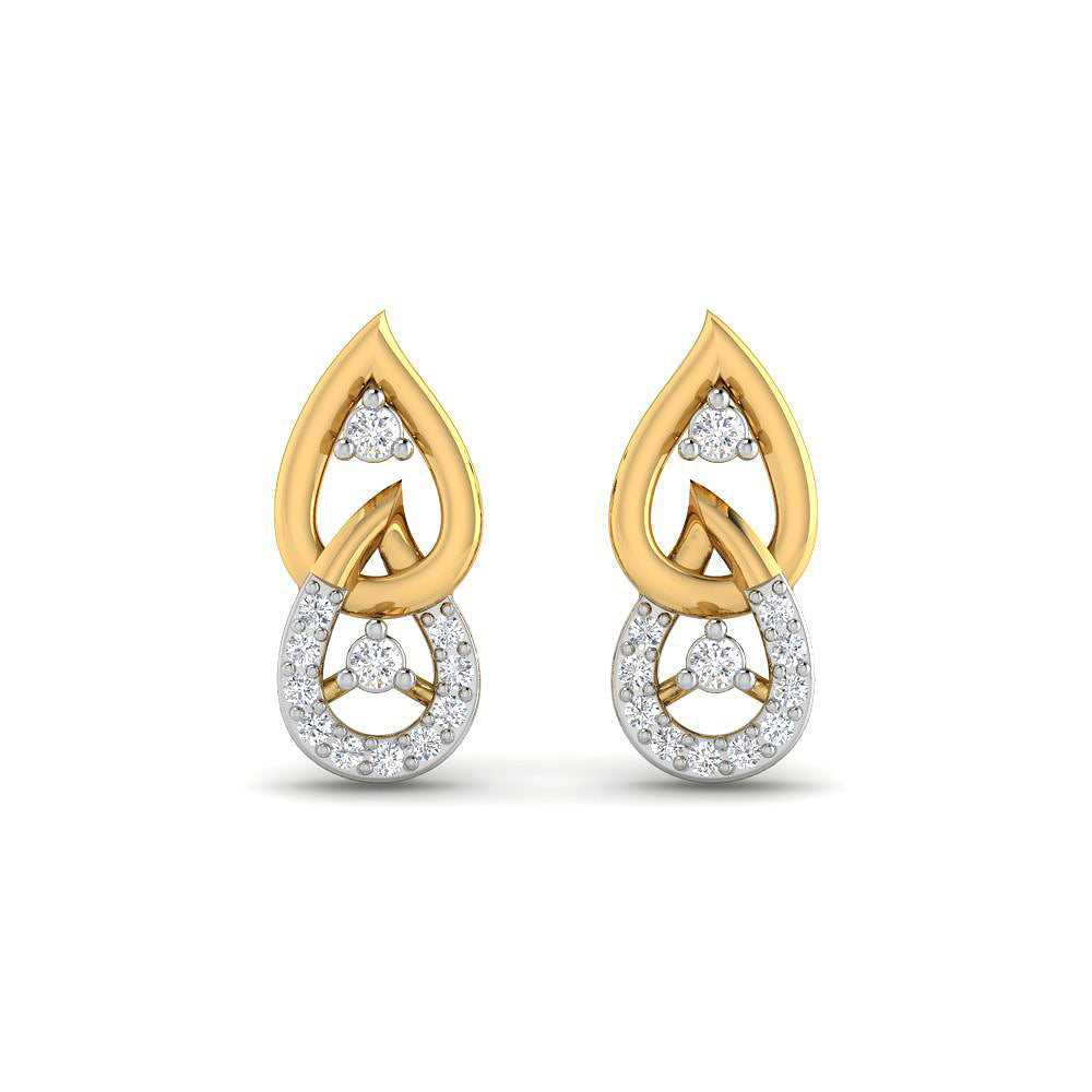 Morning Dew 9K Diamond Studs