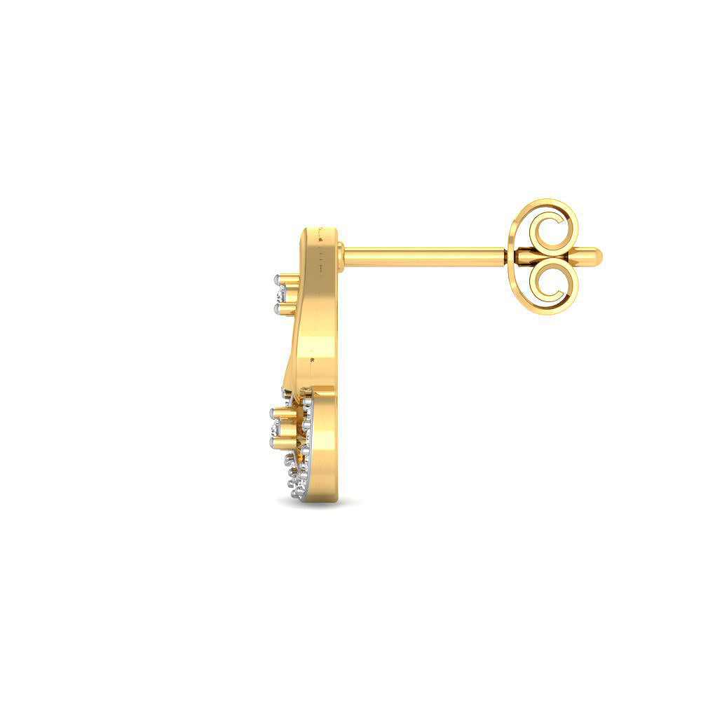 Morning Dew 9K Diamond Studs