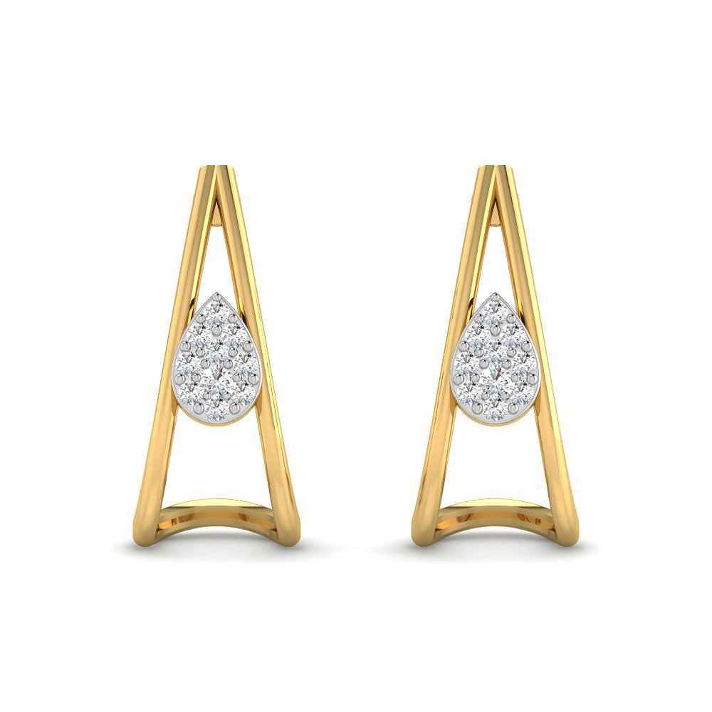 Sublime Radiance 9K Diamond Studs