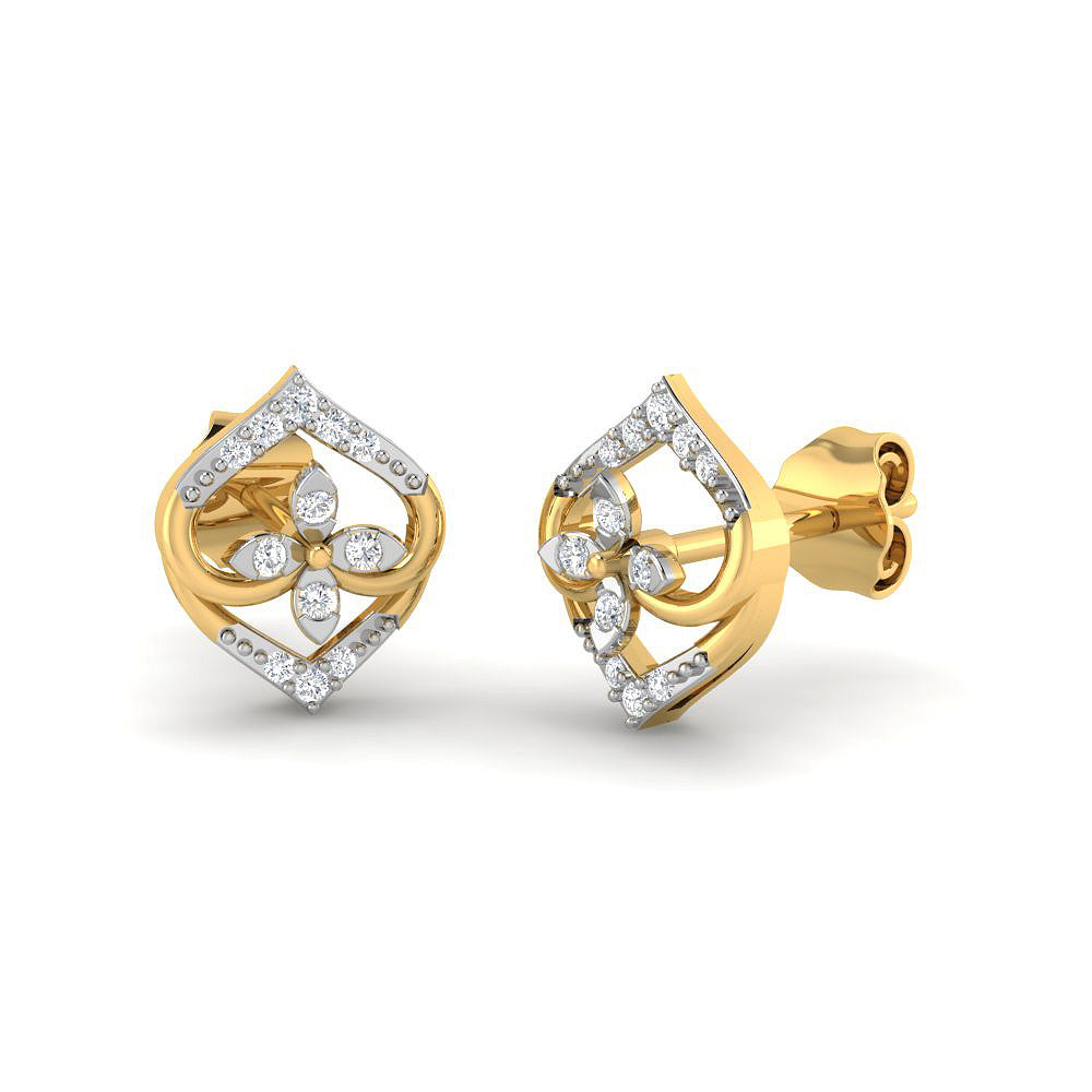 Moonlit Radiance 9K Diamond Studs