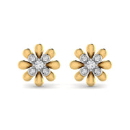 Shimmer in Grace Diamond Floral Studs
