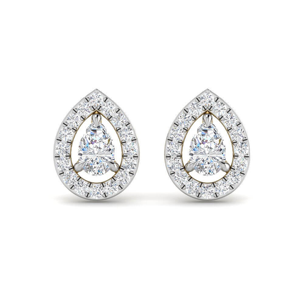 Luminous AllureLab Grown Silver Diamond Earrings