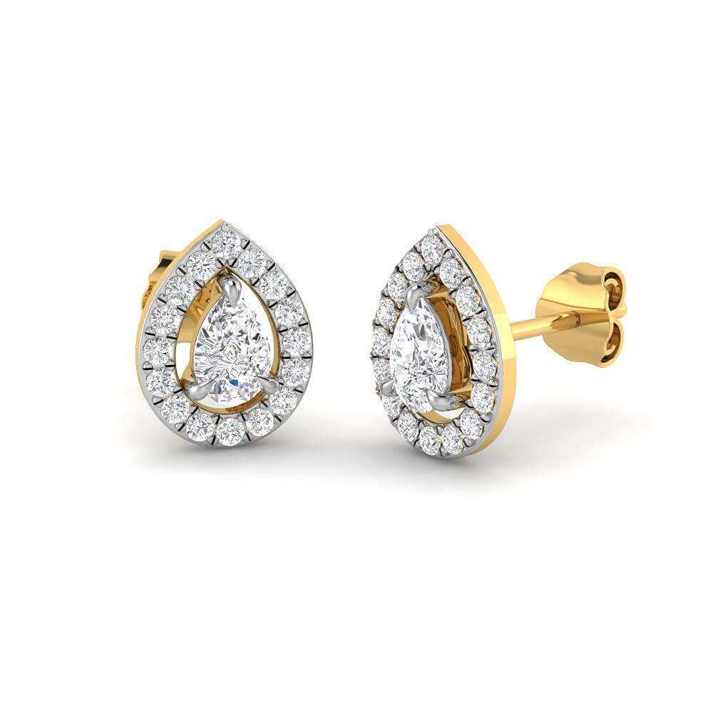 Luminous AllureLab Grown Silver Diamond Earrings