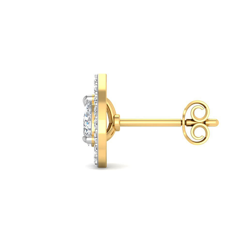 Luminous AllureLab Grown Silver Diamond Earrings