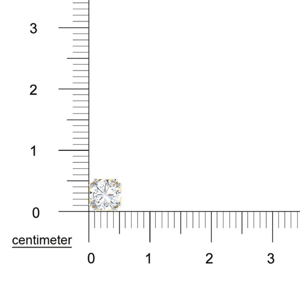 Lavish Shimmer Lab Grown Silver Diamond Earrings