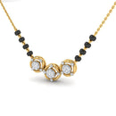 Graceful Bond 9K Diamond Pendant