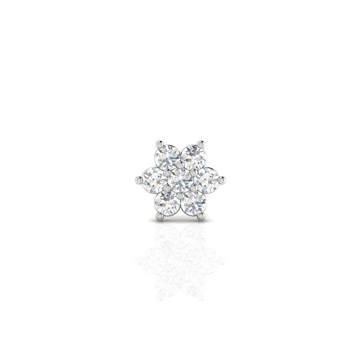 Glittering Star Gold Nose Pin