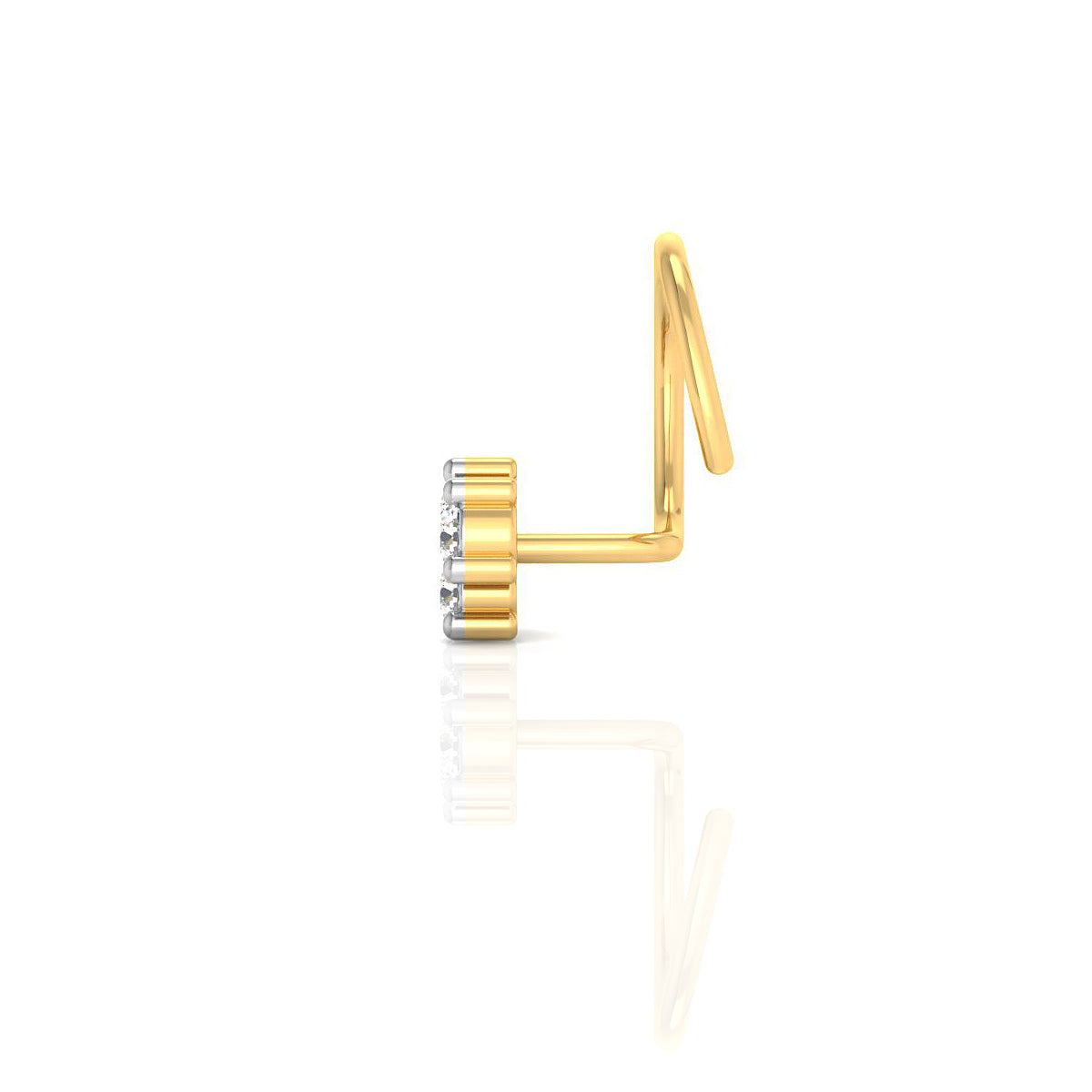 Petite Glimmer Gold Nose Pin