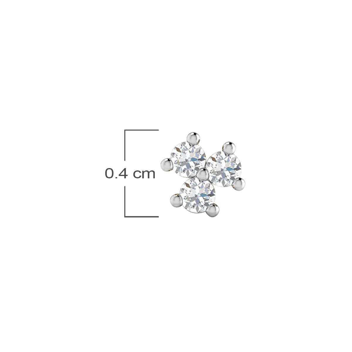 Petite Glimmer Gold Nose Pin