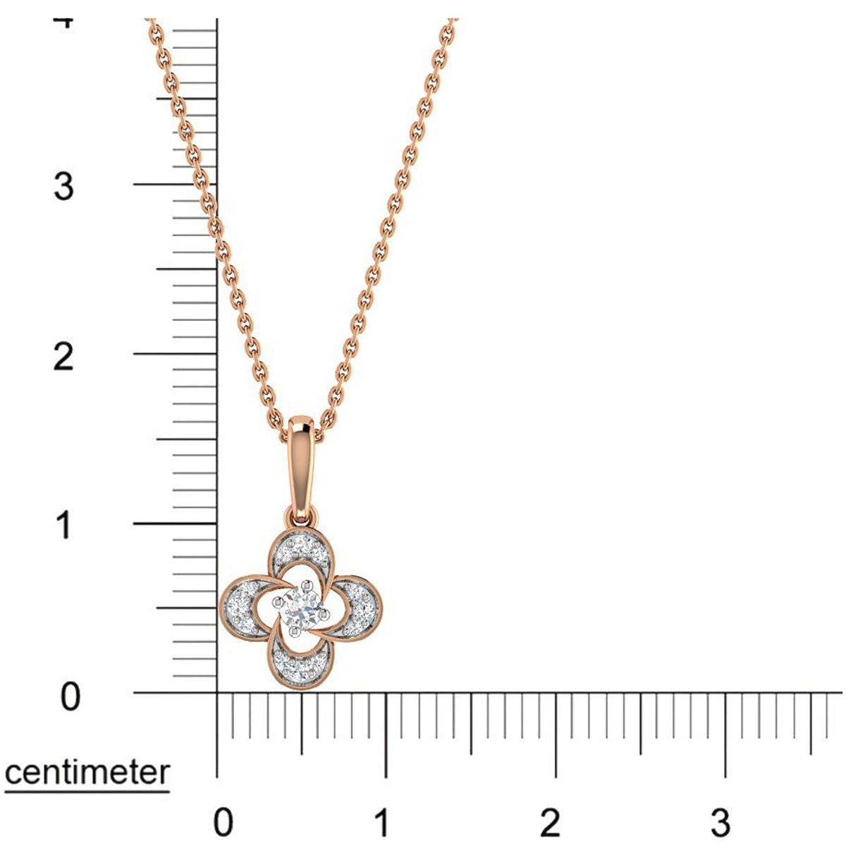 Premium Clover Shine Gold Pendant