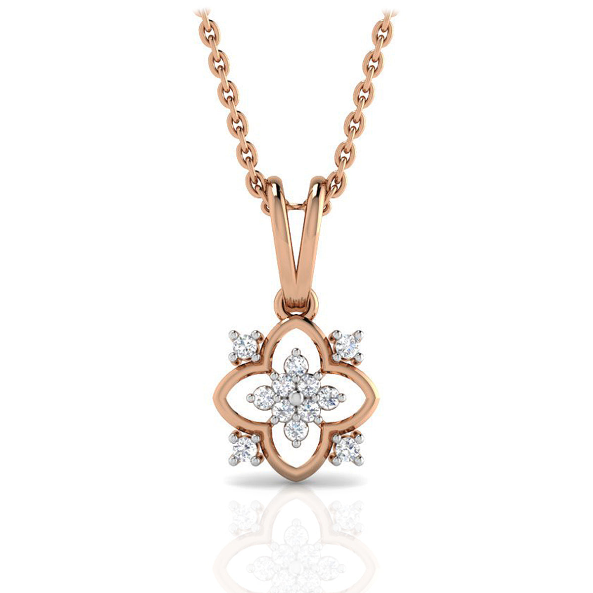 Exclusive Clover Shimmer Gold Pendant