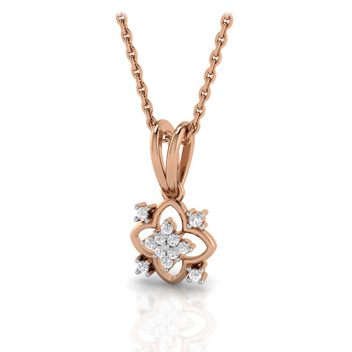 Exclusive Clover Shimmer Gold Pendant