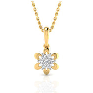 Flora Shimmer Gold Pendant
