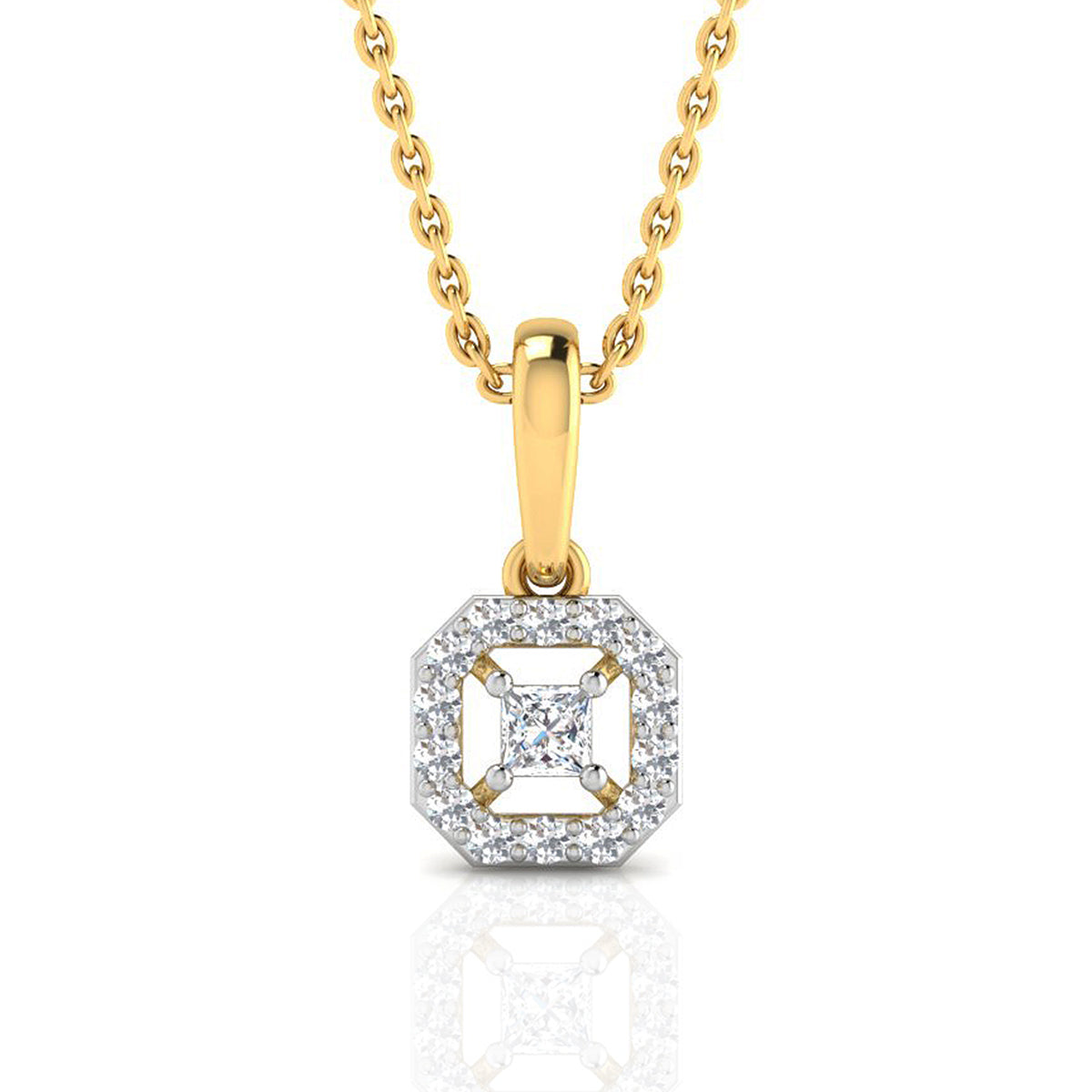 Bold Shimmer Gold Pendant