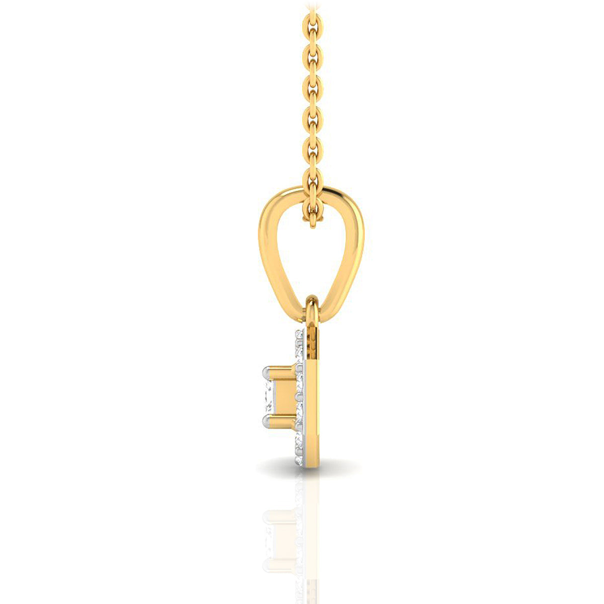 Bold Shimmer Gold Pendant