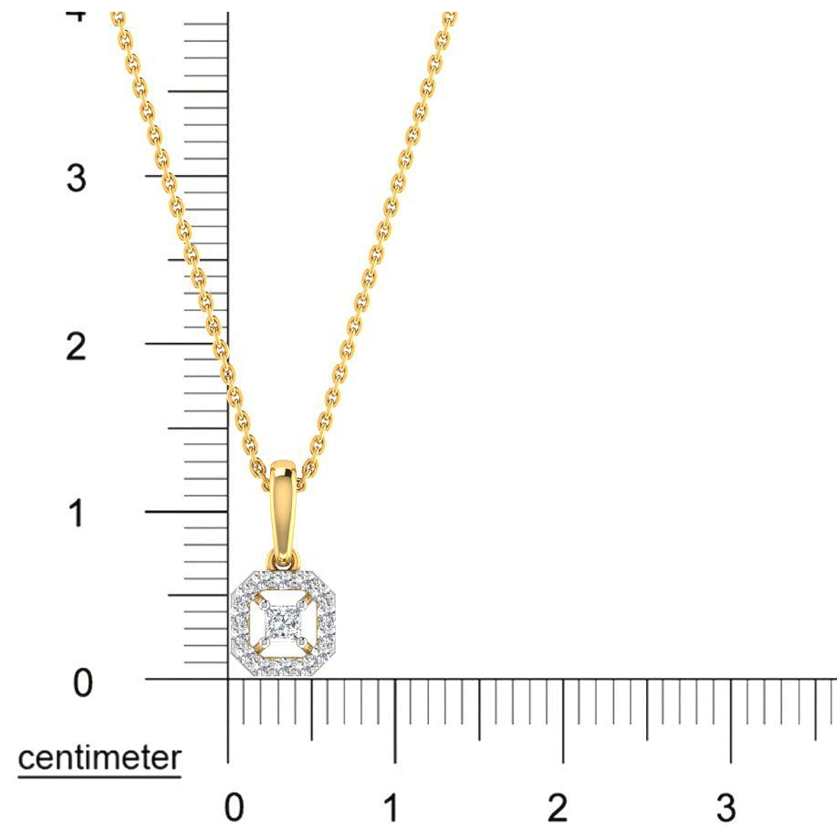 Bold Shimmer Gold Pendant