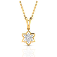 Dazzling Chic Bloom Gold Pendant