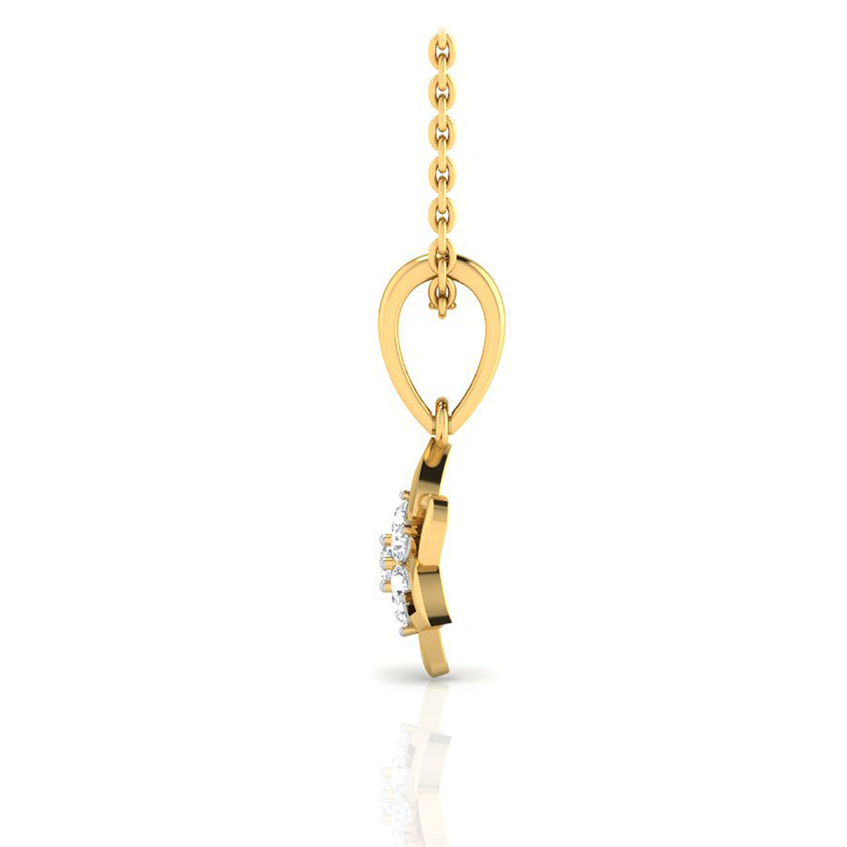 Dazzling Chic Bloom Gold Pendant