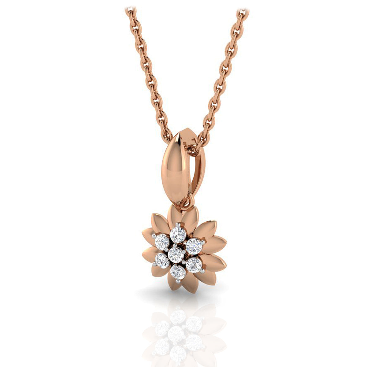Gorgeous Flora Gold Pendant