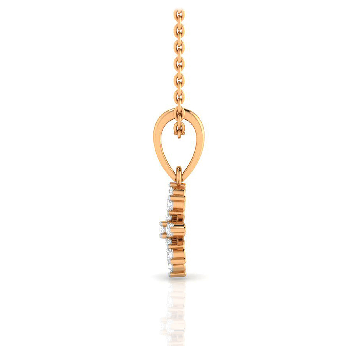 Splendid Dazzle Blossom Gold Pendant