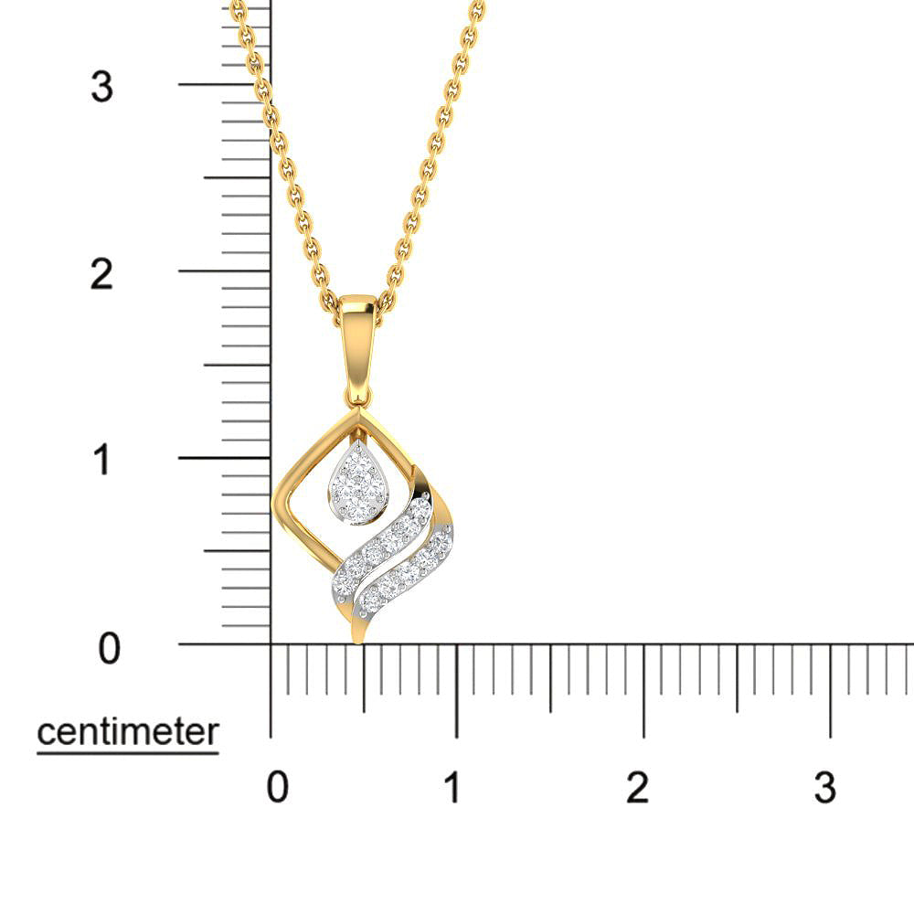 Marvellous Shine 9K Diamond Pendant