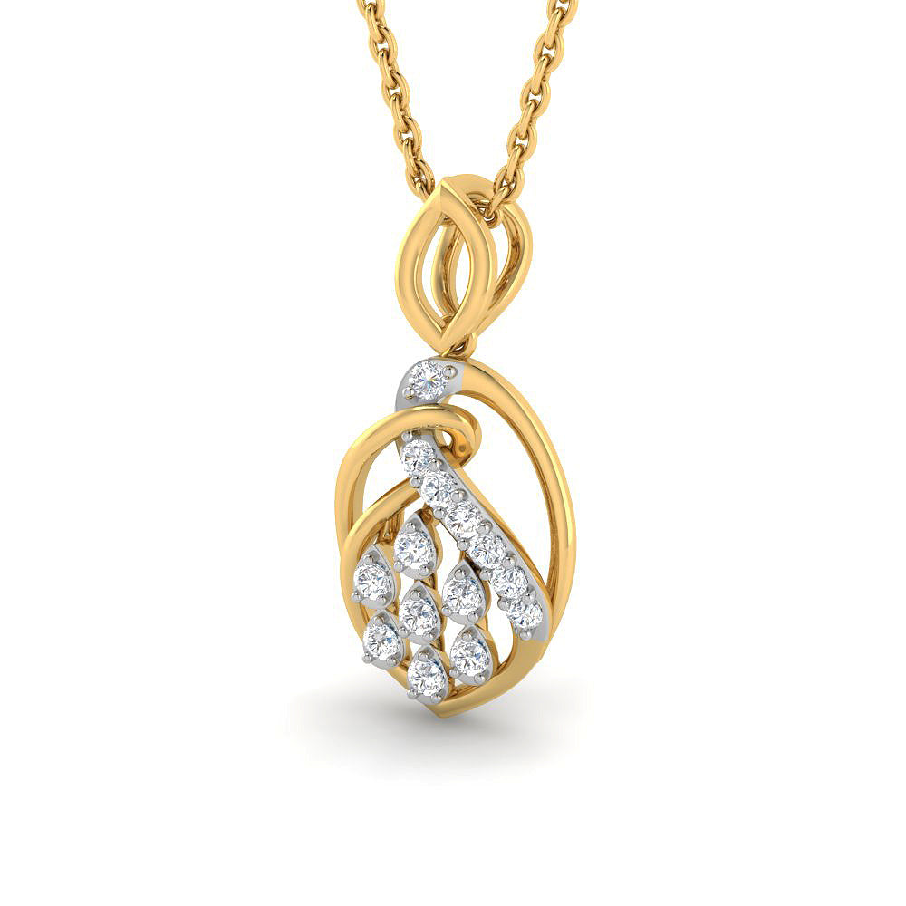 Splendour Glow 9K Diamond Pendant