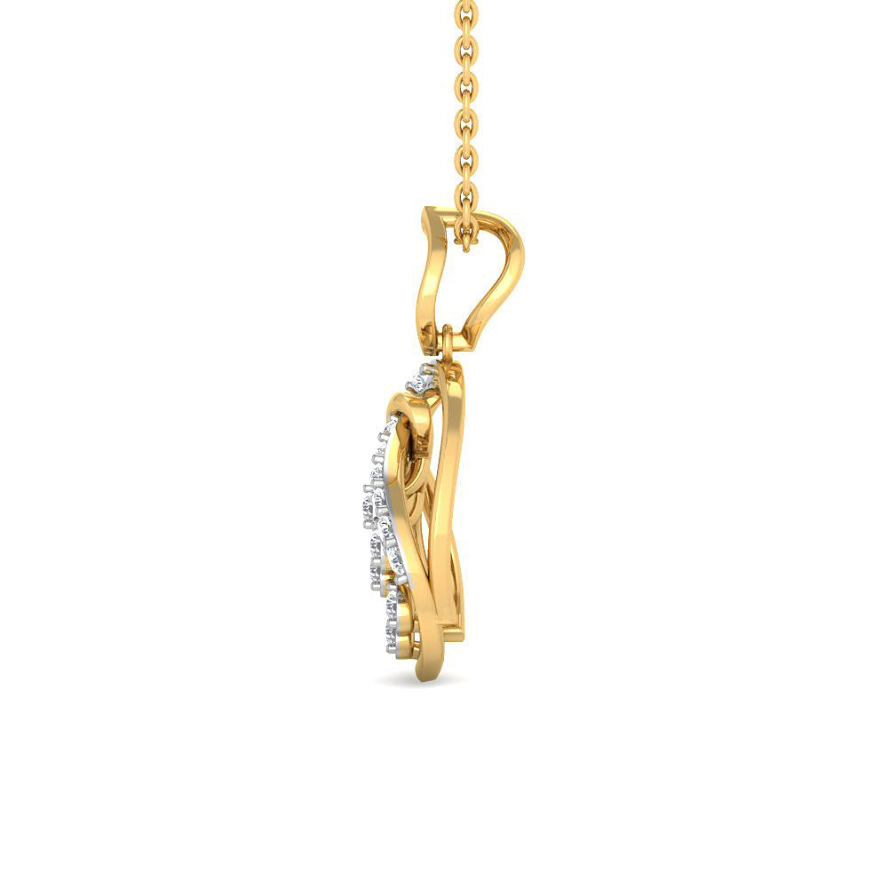 Splendour Glow 9K Diamond Pendant