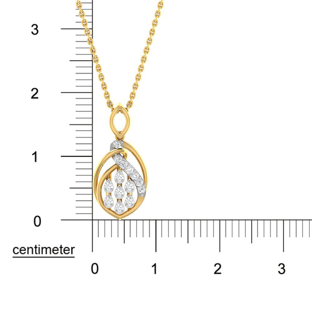 Splendour Glow 9K Diamond Pendant