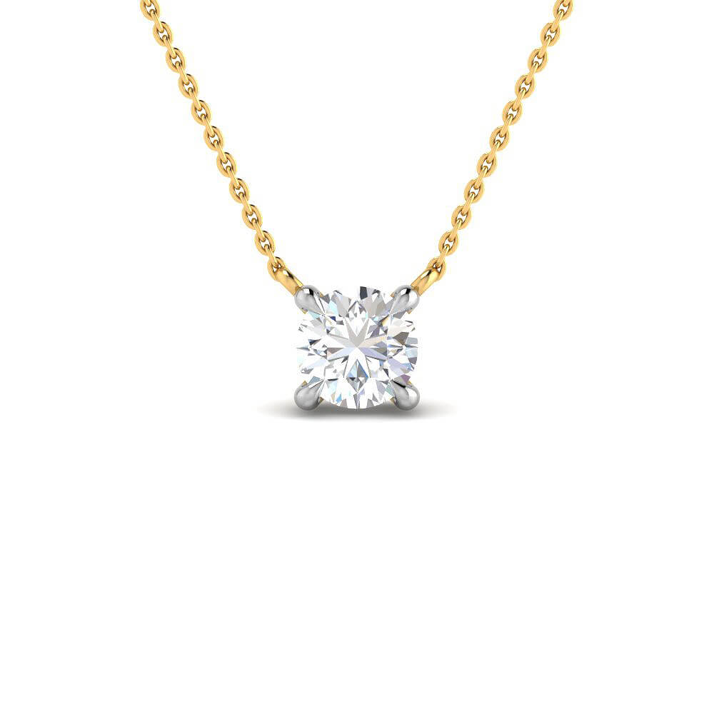 Majestic Shine Lab Grown Silver Diamond Pendant