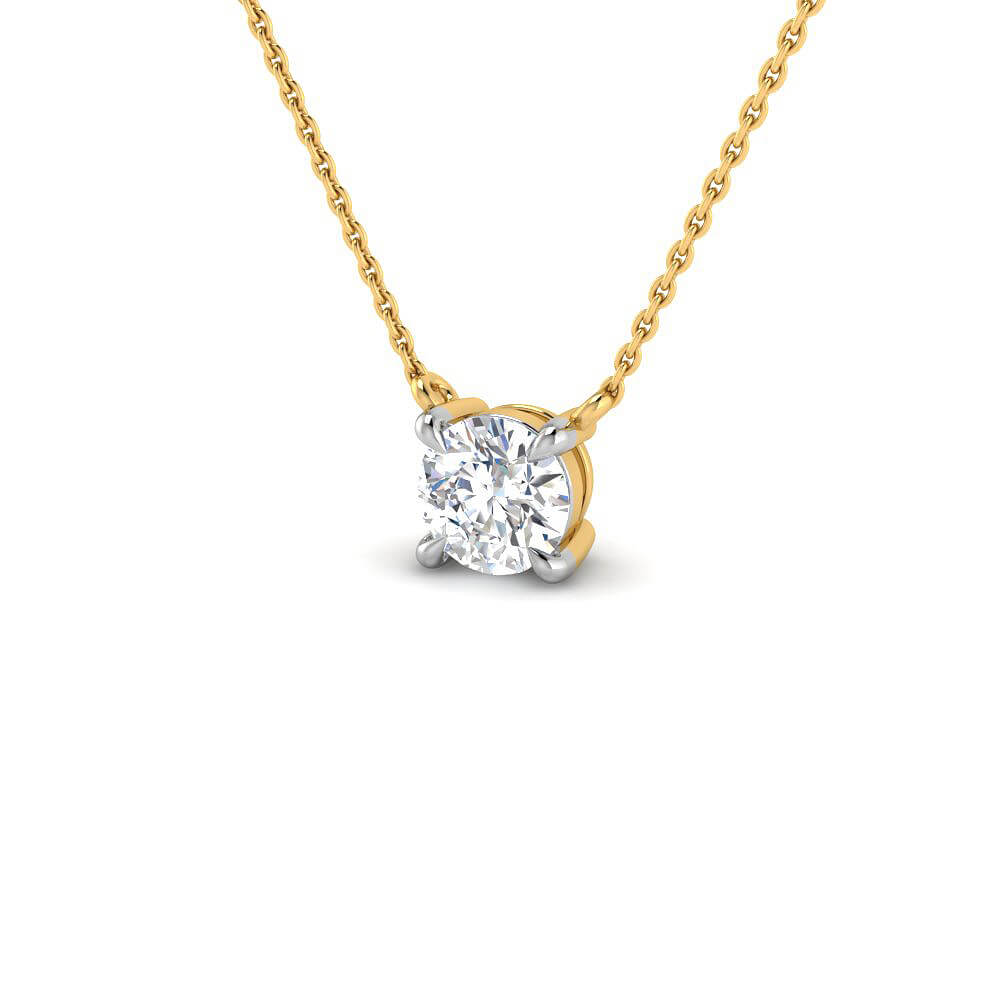 Majestic Shine Lab Grown Silver Diamond Pendant