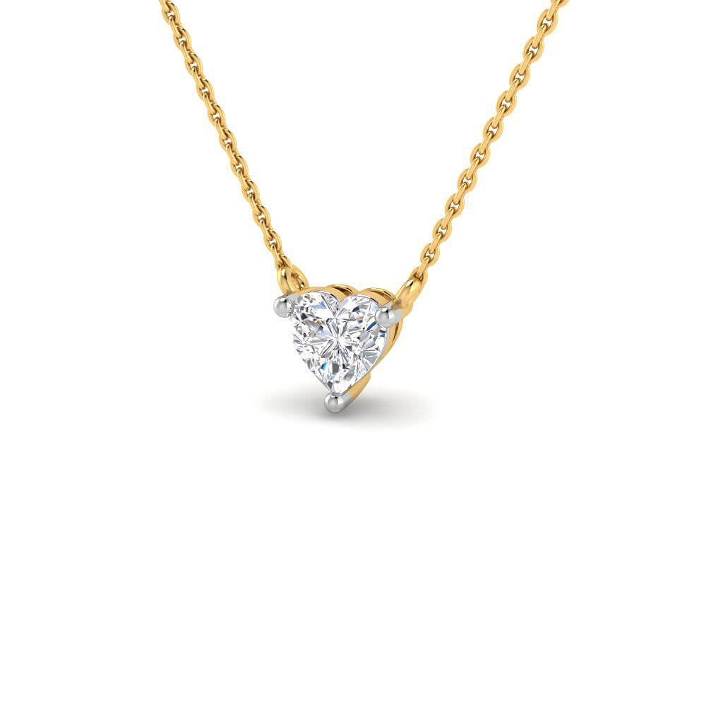 Dazzling Grace Lab Grown Silver Diamond Pendant