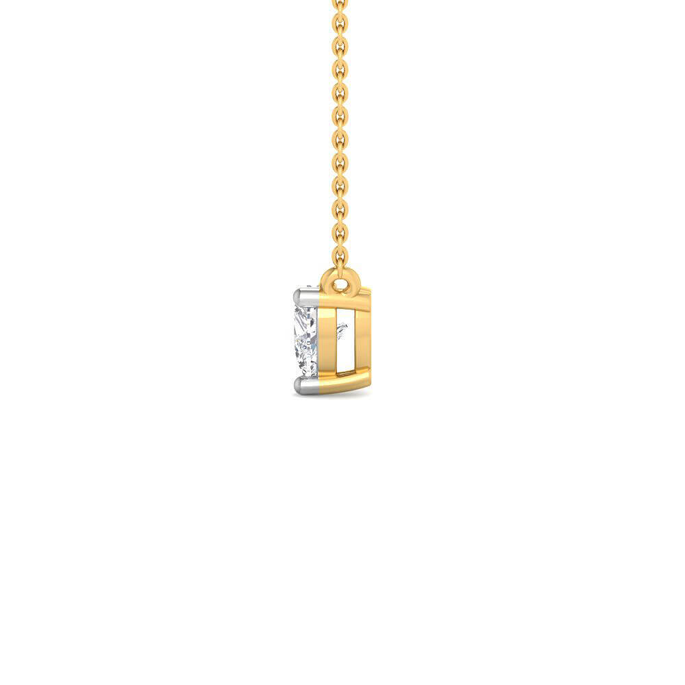 Dazzling Grace Lab Grown Silver Diamond Pendant