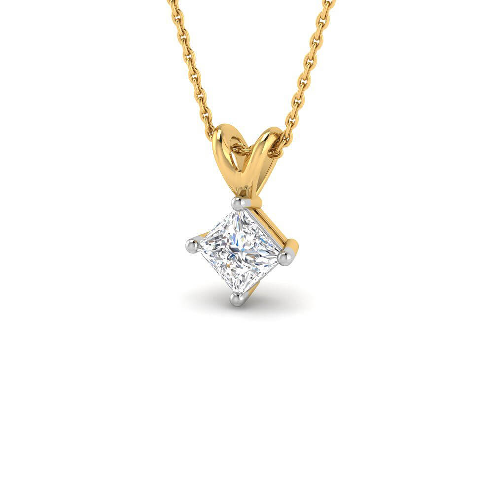 Vogue Vibrance Lab Grown Silver Diamond Pendant