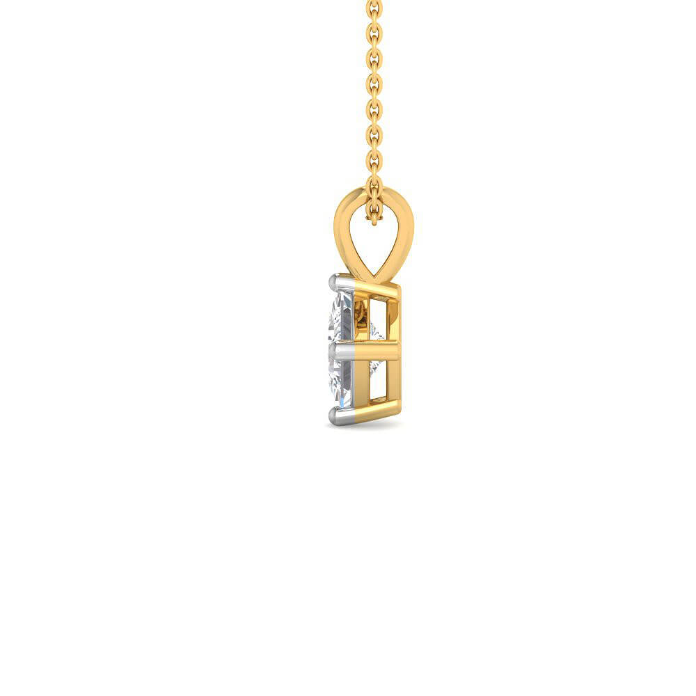 Vogue Vibrance Lab Grown Silver Diamond Pendant