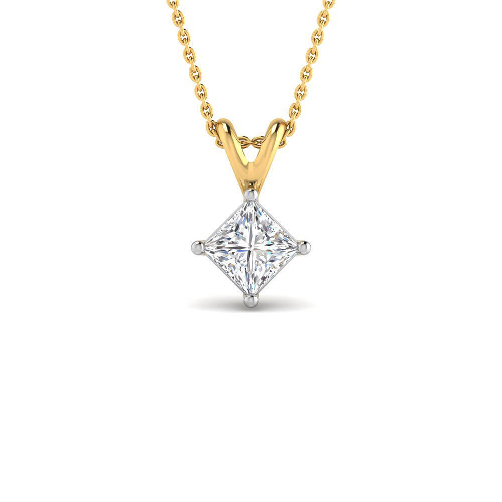 Captivating Marvel Lab Grown Silver Diamond Pendant