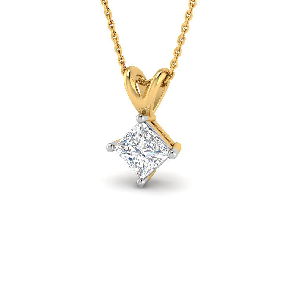Captivating Marvel Lab Grown Silver Diamond Pendant