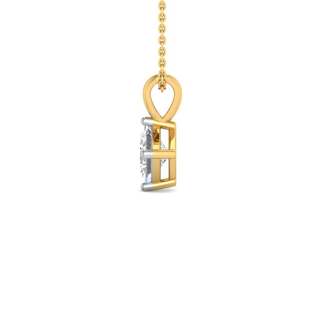 Captivating Marvel Lab Grown Silver Diamond Pendant