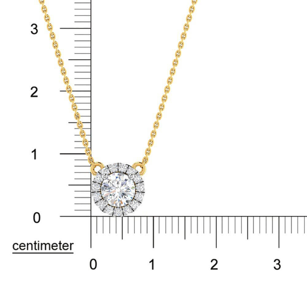 Magical Dazzle Lab Grown Silver Diamond Pendant