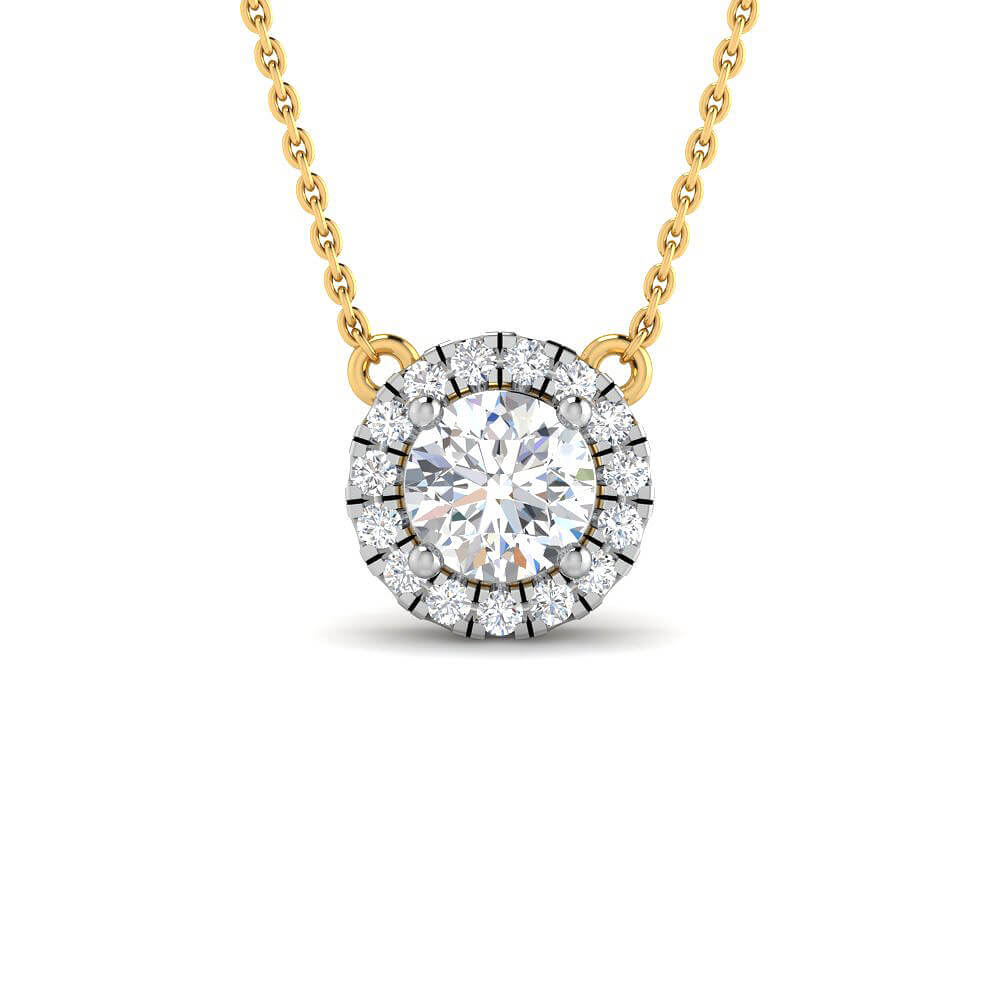 Modest Magic Lab Grown Silver Diamond Pendant