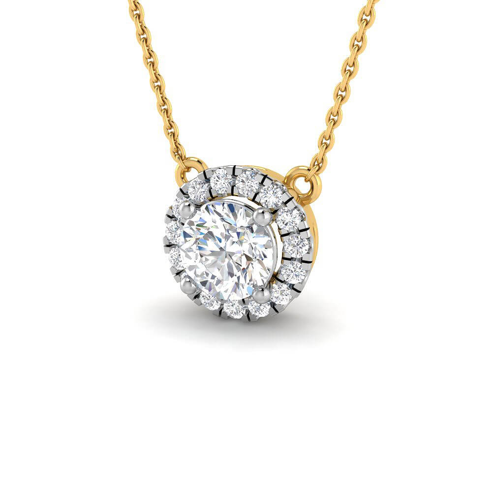 Modest Magic Lab Grown Silver Diamond Pendant