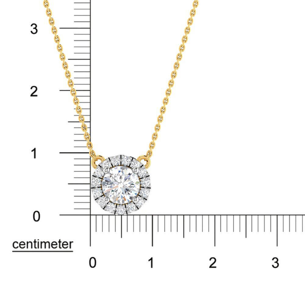 Modest Magic Lab Grown Silver Diamond Pendant