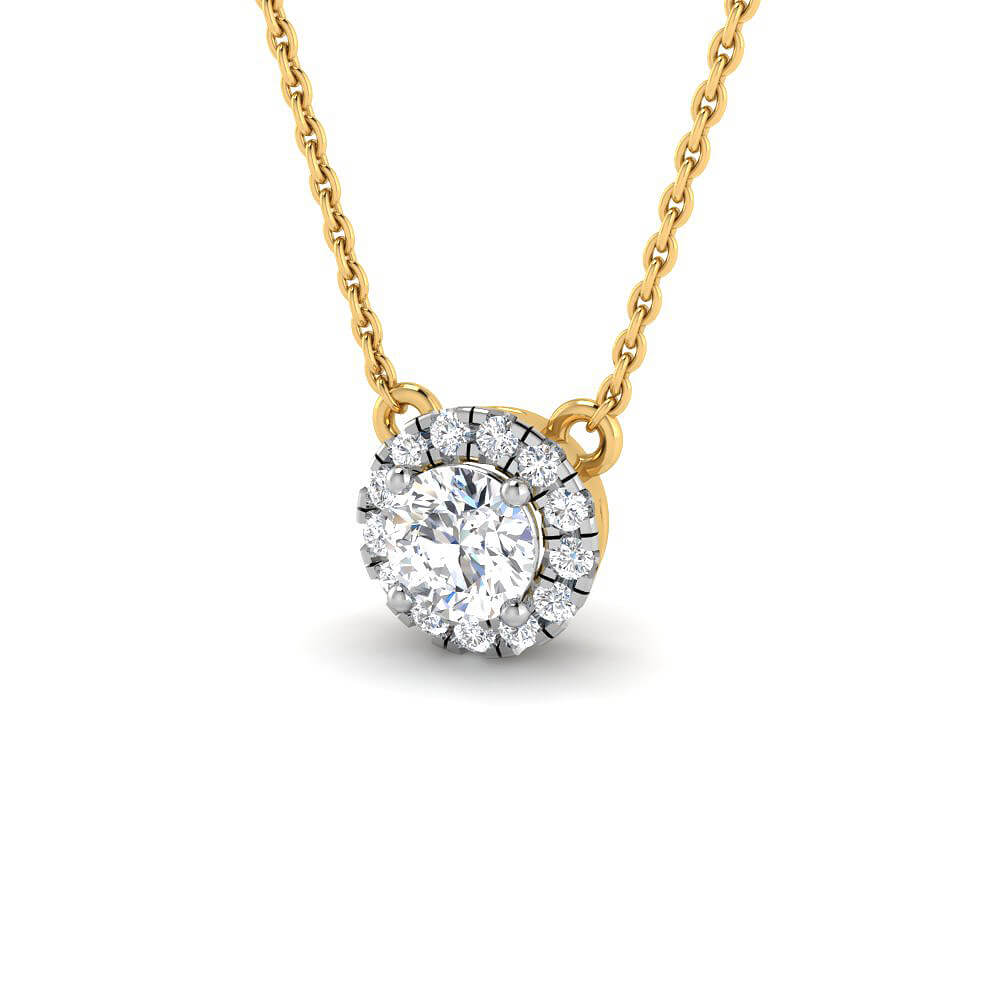 Glamorous Shine Lab Grown Silver Diamond Pendant