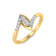 9K Shimmer Light Diamond Women Ring