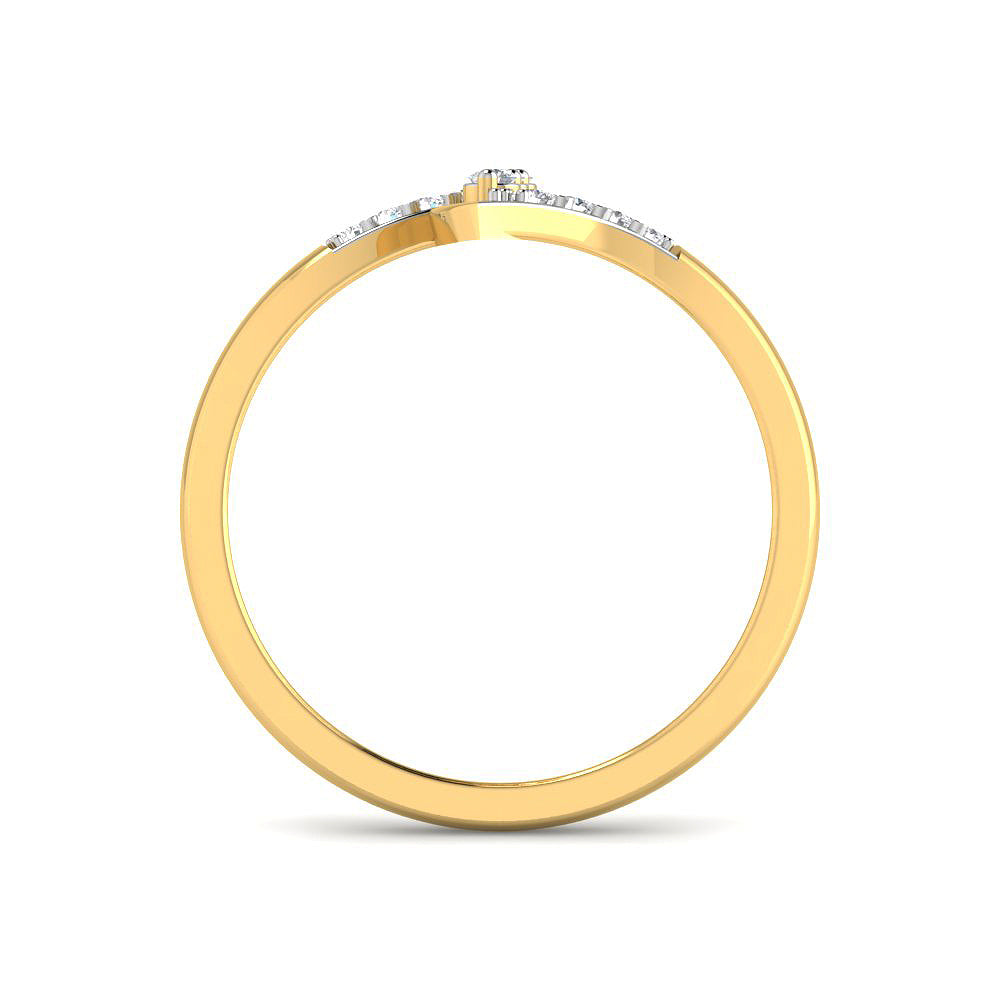 9K Shimmer Light Diamond Women Ring