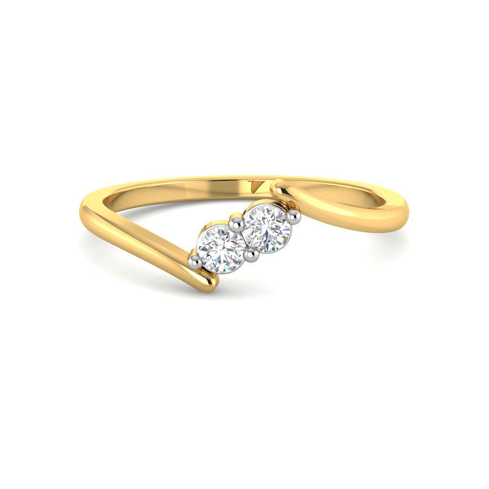 Gentle Gleam Diamond Ring 9K