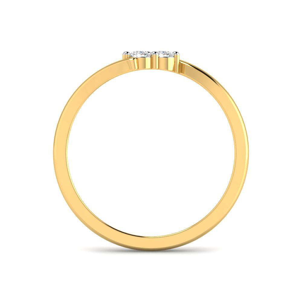Gentle Gleam Diamond Ring 9K