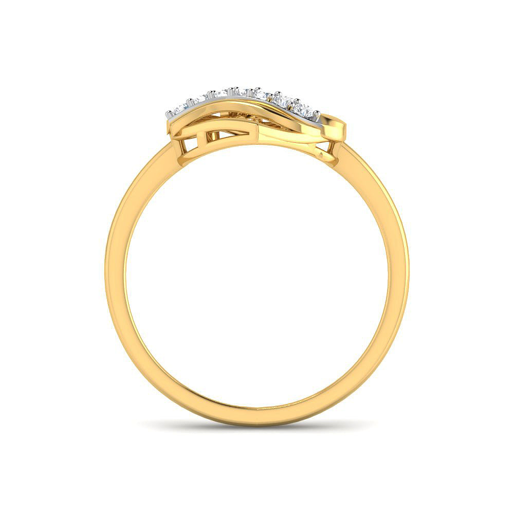 9K Majestic Glow Diamond Women Ring